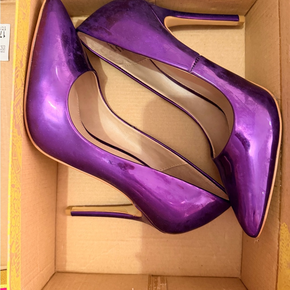 Mix No. 6 Shiny Purple Heels